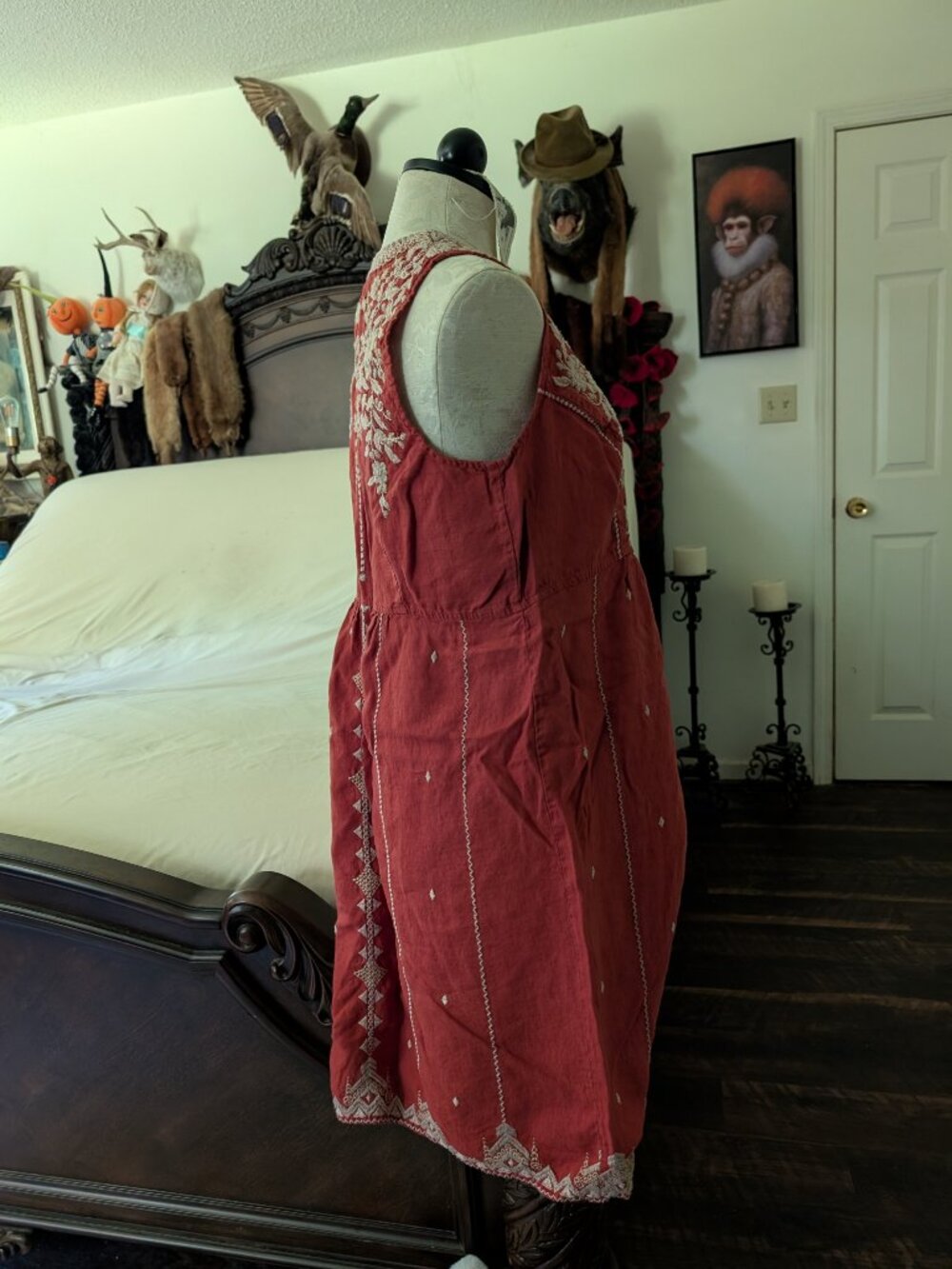 Johnny Was Corral Linen Dress - Picture 3 of 8